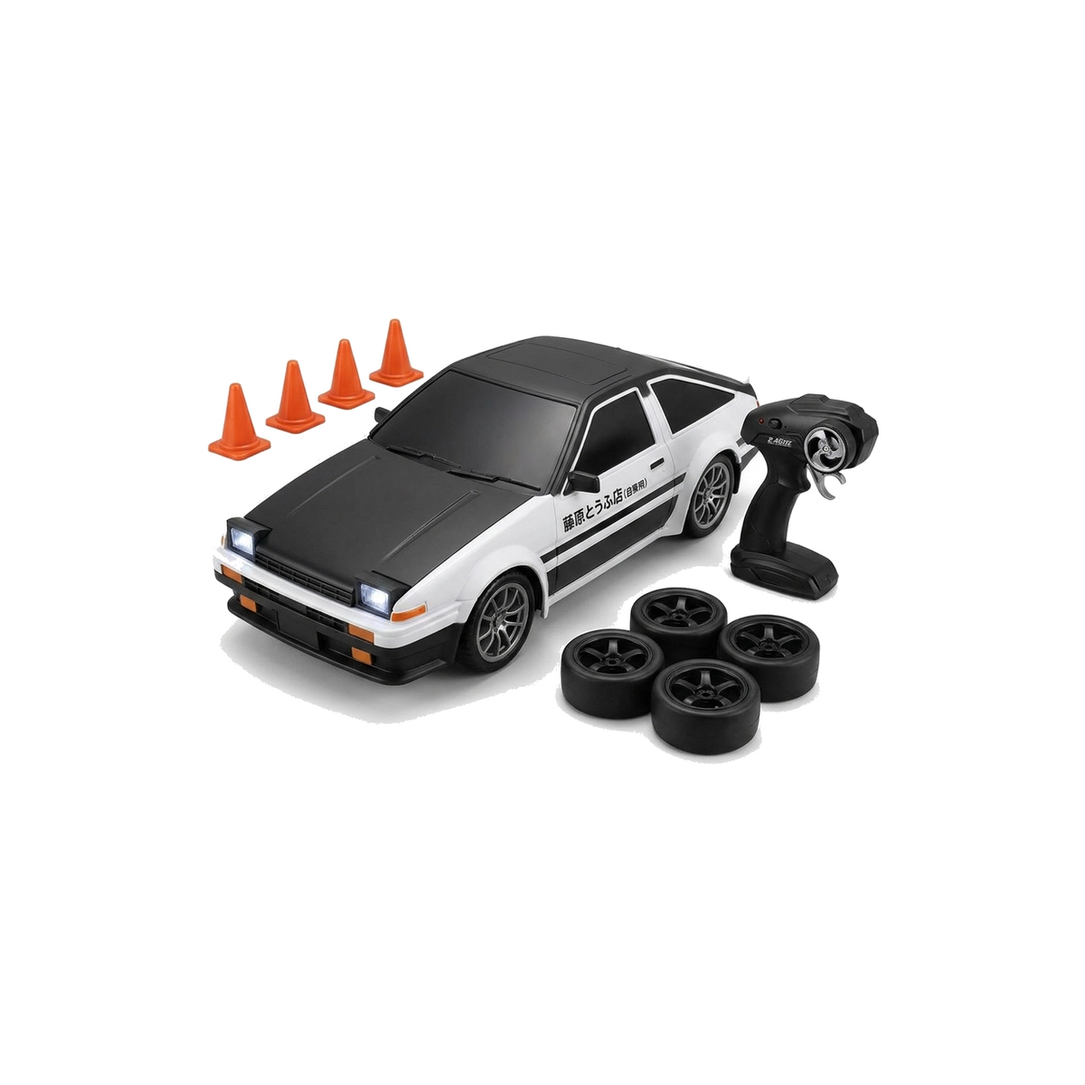 1:16 RC Drift Stunt Car with 2.4GHz Remote – High-Speed Rechargeable LED Racing Toy Car for Kids — slot 01