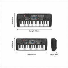 37-Key Kids Electronic Keyboard Piano with Microphone, Recording & Demo Songs