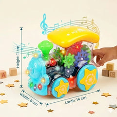 Musical Train Toy product packaging and accessories overview