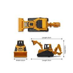 Construction Bulldozer Toy – 2-in-1 Excavator Truck for Kids