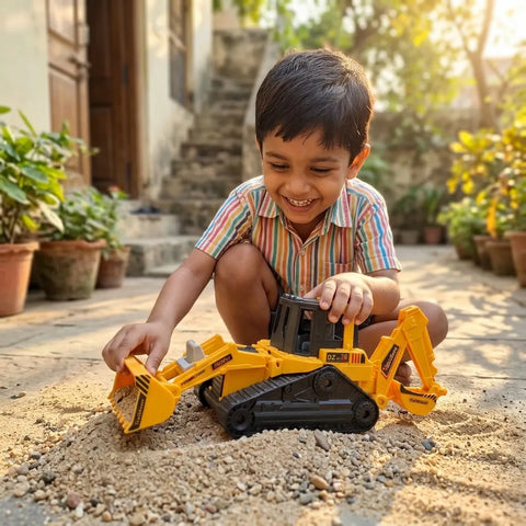 Construction Bulldozer Toy – 2-in-1 Excavator Truck for Kids