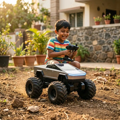 Cyber Monster RC Truck – 2.4GHz Off-Road Remote Control Car with LED Lights & Type-C Charging