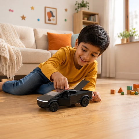 Cyber Truck Toy Car product packaging for kids