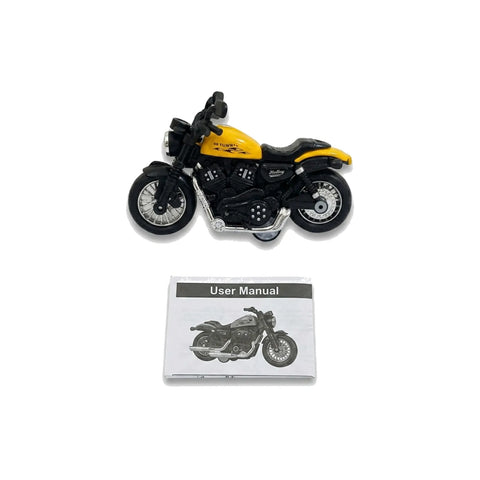 Die-Cast Toy Bike with Pull Back Action – Metal Mini Motorcycle for Kids