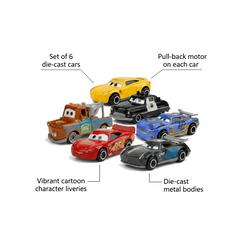 Die Cast Toy Cars Set – 6-Piece Cartoon Racing Collection for Kids — slot 03