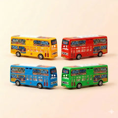 Double Decker Bus Toy product packaging and size overview