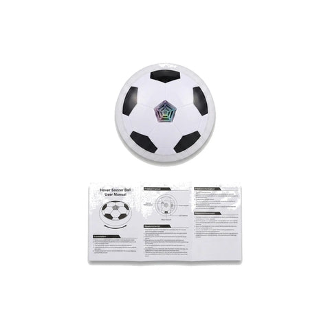 Hover Soccer Ball with LED Lights – Indoor Air Power Floating Football Toy for Kids