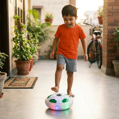 Hover Soccer Ball with LED Lights – Indoor Air Power Floating Football Toy for Kids