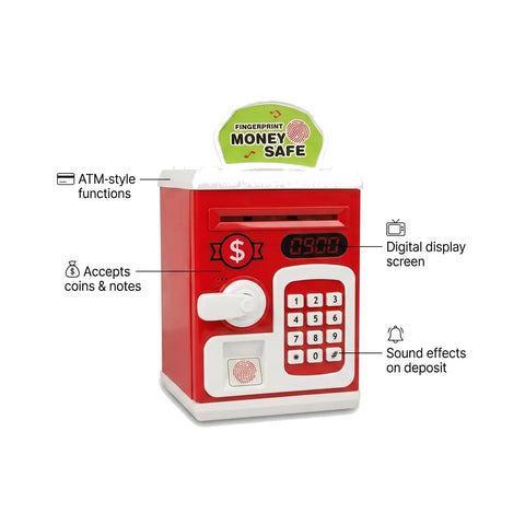 Kids Smart Piggy Bank with Password Lock & ATM Features