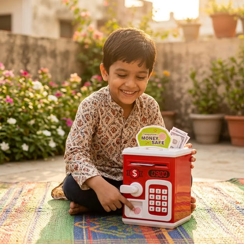 Kids Smart Piggy Bank with Password Lock & ATM Features