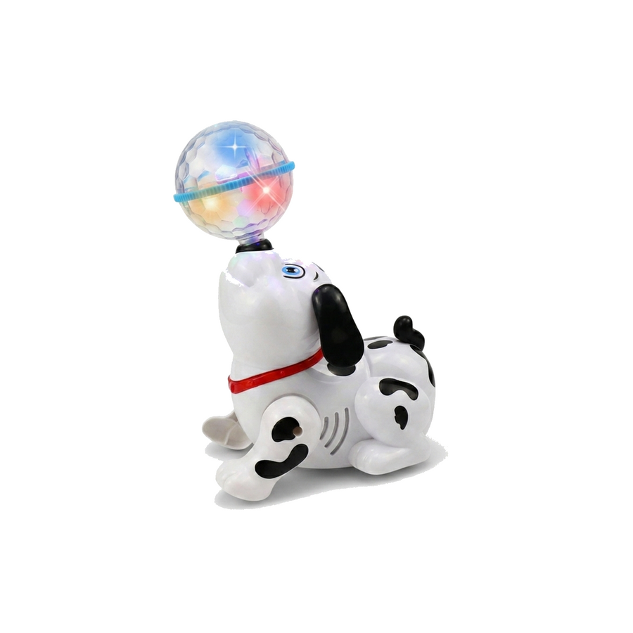 Musical Puppy Toy with 360° Rotating Disco Light for Kids — slot 01