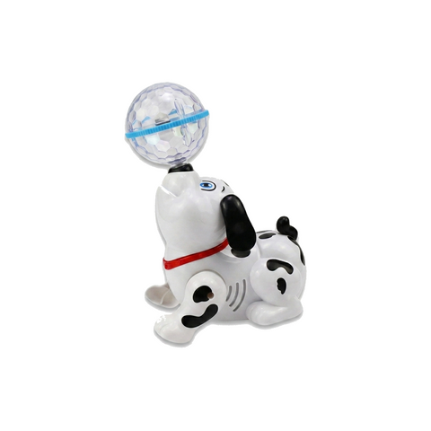 Musical Puppy Toy with 360° Rotating Disco Light for Kids — slot 02