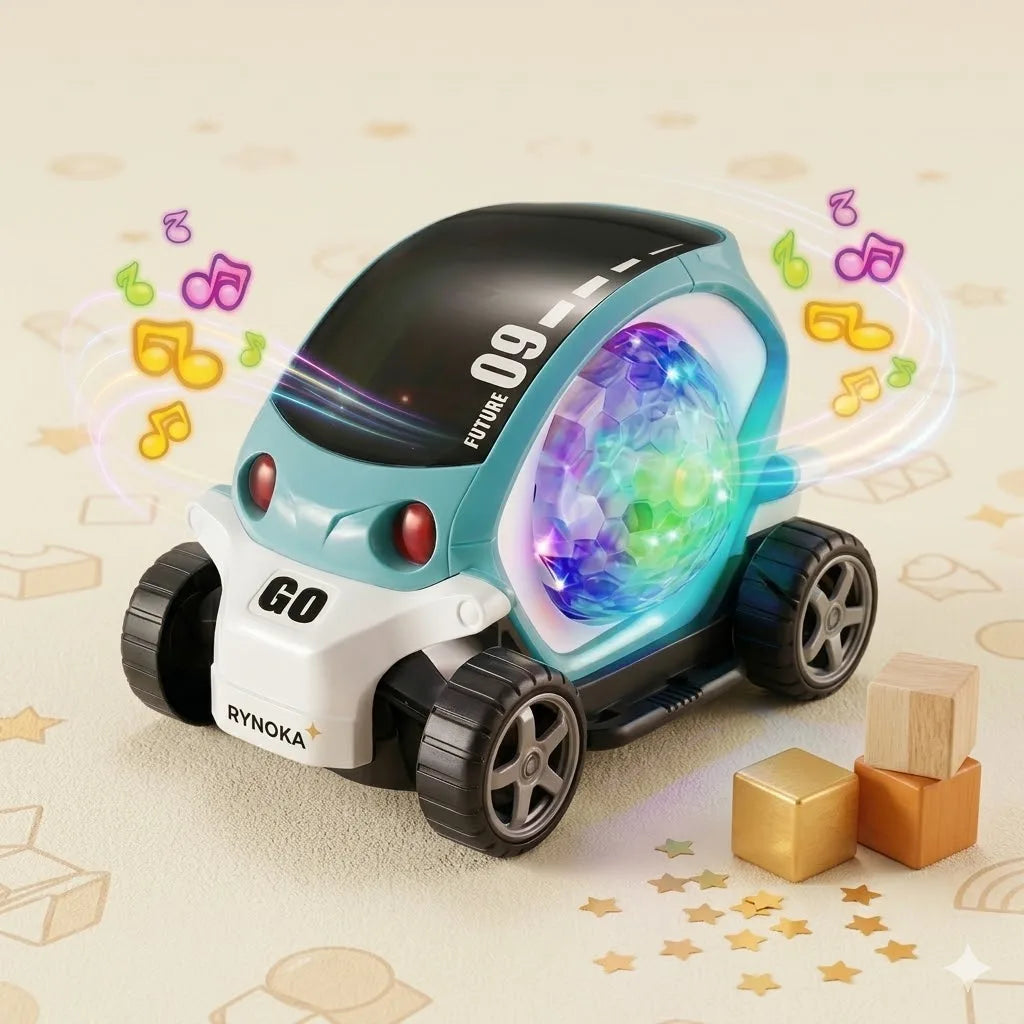Musical Toy Car with LED lights and sound for toddlers – Rynoka