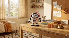 Robot Panda Toy side view showing smart bot body and details