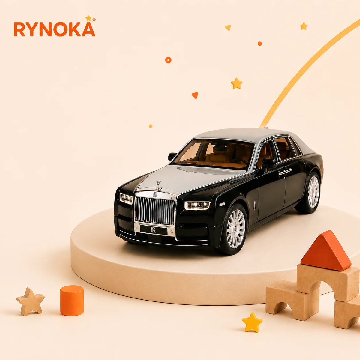 Die-Cast Luxury Car Toy with openable doors for kids – Rynoka