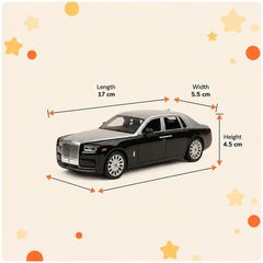 Die-Cast Luxury Car Toy side view showing detailed metal body