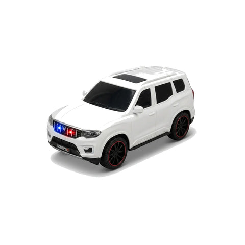 Scorpion Spray Mist RC SUV Car with LED Police Lights & Music – 1:18 Scale Remote Control Toy Car for Kids