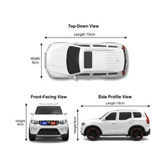 Scorpion Spray Mist RC SUV Car with LED Police Lights & Music – 1:18 Scale Remote Control Toy Car for Kids