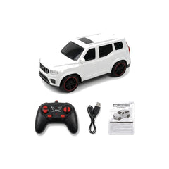 Scorpion Spray Mist RC SUV Car with LED Police Lights & Music – 1:18 Scale Remote Control Toy Car for Kids