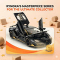 Die-Cast Sports Car Toy with Opening Doors, Light & Sound for Kids