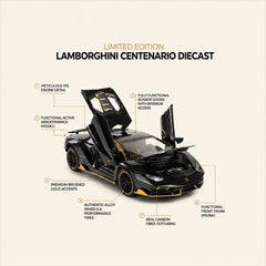 Die-Cast Sports Car Toy close-up showing opening doors feature