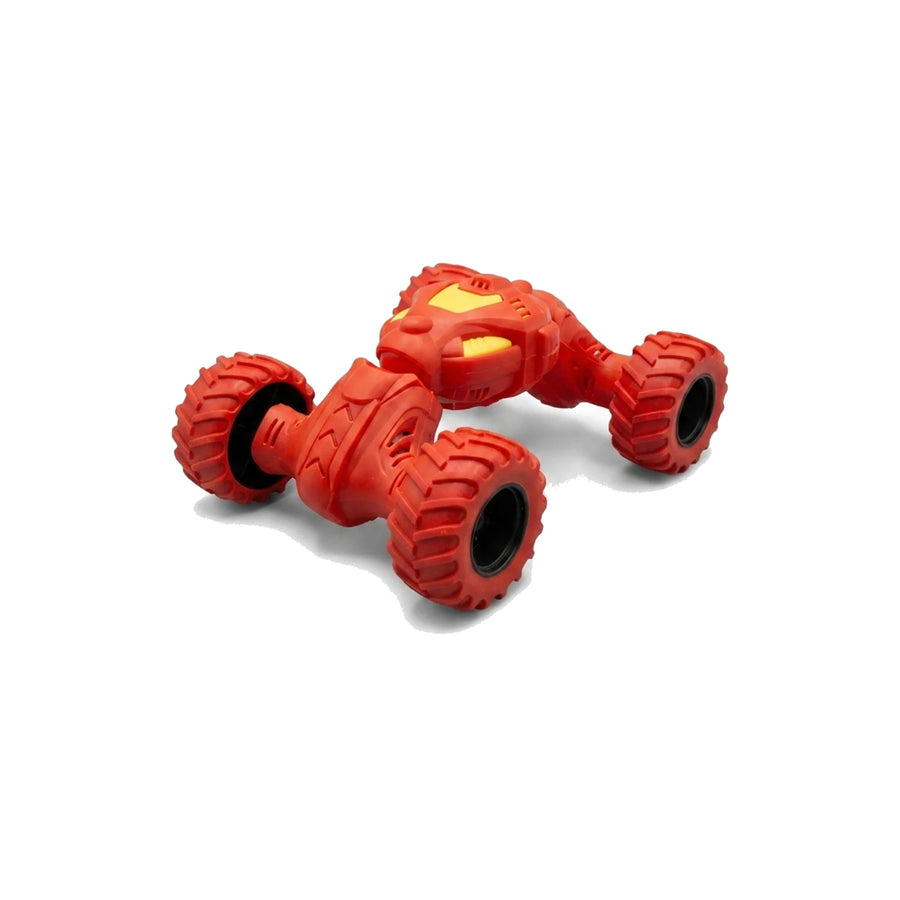 Stunt Racer Toy Car with 360° Rotating Monster Wheels for Kids