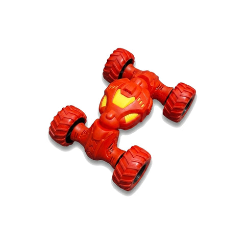 Stunt Racer Toy Car with 360° Rotating Monster Wheels for Kids