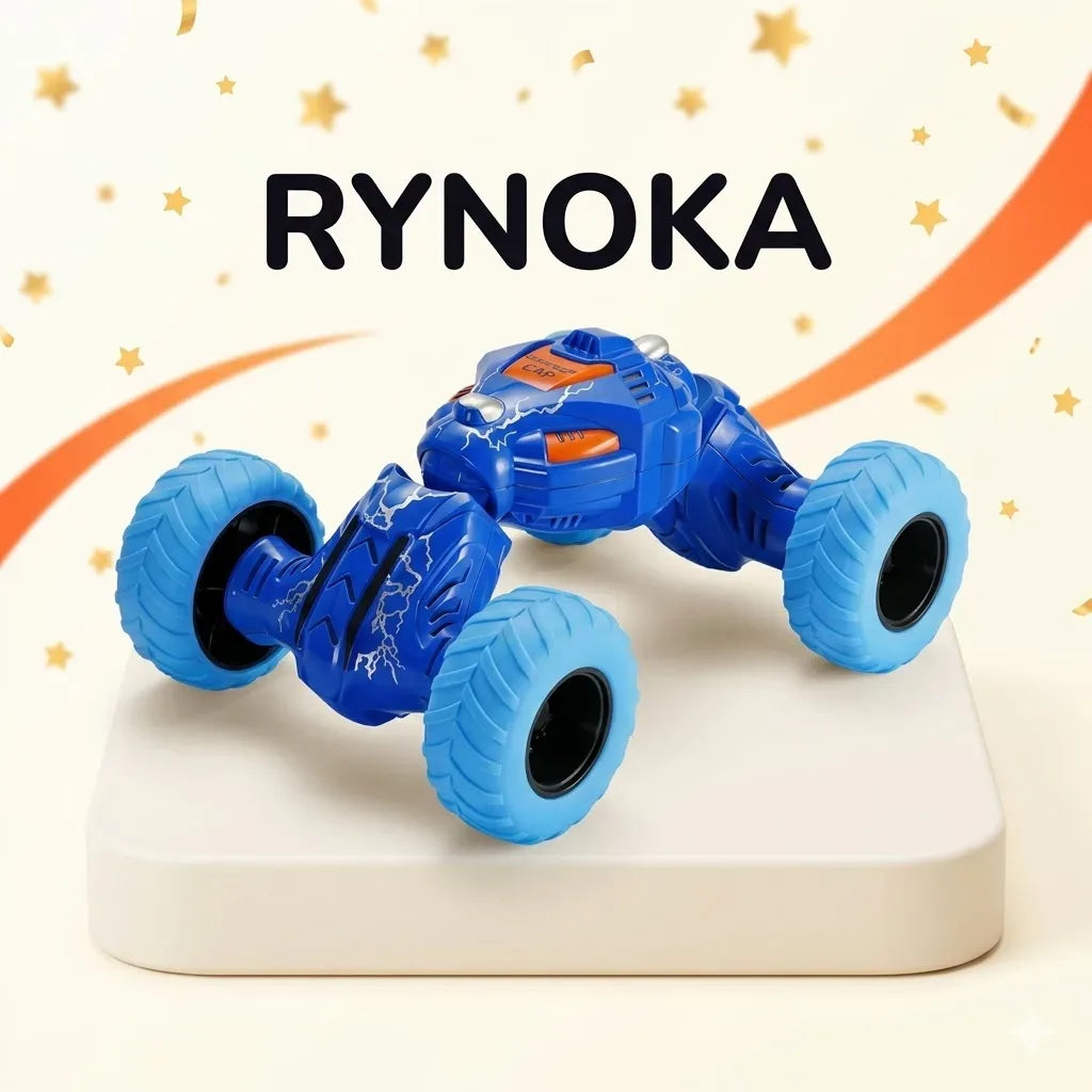 Stunt Racer Toy Car with 360 degree rotating monster wheels for kids – Rynoka