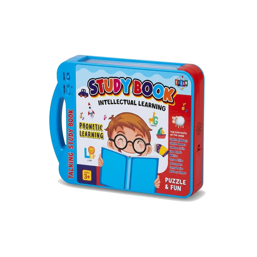 Children's educational toy with a colorful packaging design on a white background