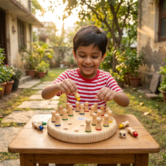 Wooden Memory Board Game for Kids – Brain Training Colour Trap — slot 05