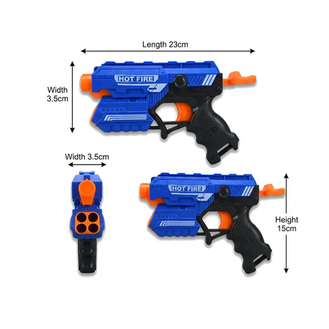 Foam Dart Blaster Toy for Kids – Safe Soft Bullet Gun for Indoor & Outdoor Play