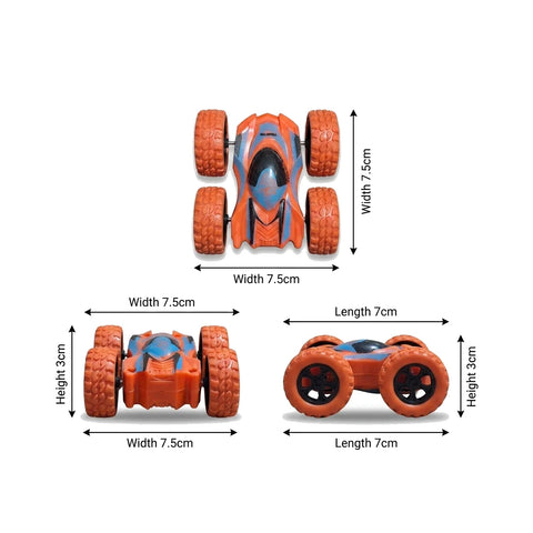 Double-Sided Off-Road Stunt Racing Car for Kids – Push & Go Flip Car
