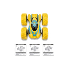 Double-Sided Off-Road Stunt Racing Car for Kids – Push & Go Flip Car