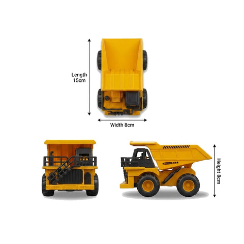 Dump Truck Toy for Kids – Movable Dump Bed Construction Vehicle
