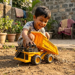 Dump Truck Toy for Kids – Movable Dump Bed Construction Vehicle