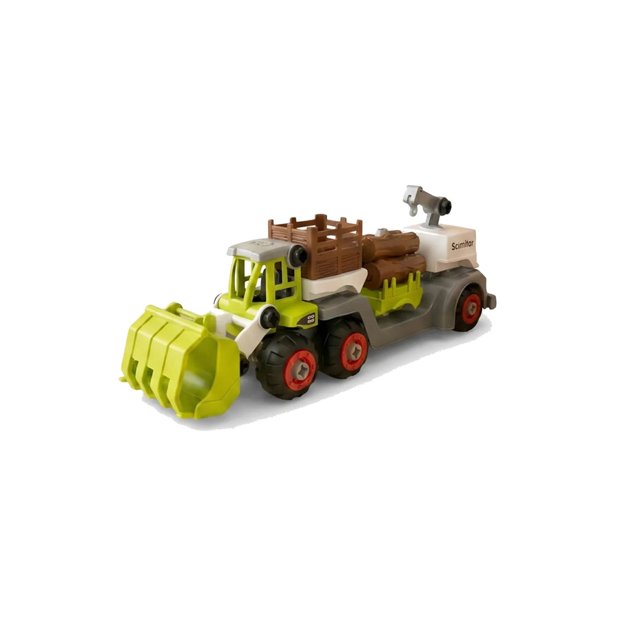 Farm Truck Toy for Kids – DIY Logging Vehicle Set