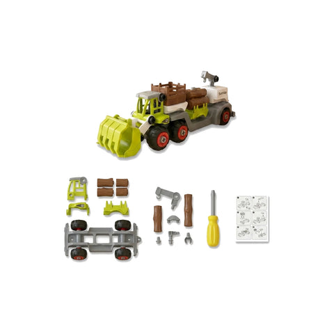 Farm Truck Toy for Kids – DIY Logging Vehicle Set