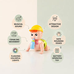 Baby Crawling Toy product packaging and full overview