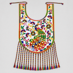 Mor Bharat Hand Embroidered Kanthi Yoke for Chaniya Choli & Kurti