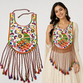 Mor Bharat Hand Embroidered Kanthi Yoke for Chaniya Choli & Kurti