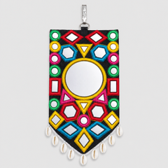 Suraj Bharat Hand Embroidered Mirror Pouch for Lehenga & Chaniya Choli