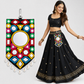 Suraj Bharat Hand Embroidered Mirror Pouch for Lehenga & Chaniya Choli