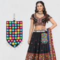 Gol Bharat Hand Embroidered Mirror Pouch for Lehenga & Chaniya Choli