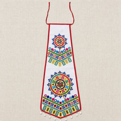 white | Girls Rosette Waist Panel