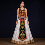 Bharat Hand Embroidered Kanthi Yoke for Chaniya Choli