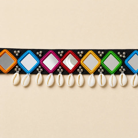 Hira Kandora Hand Embroidered Mirror Belt for Lehenga & Chaniya Choli