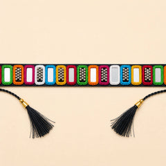 Moti Kandora Hand Embroidered Mirror & Bead Belt for Lehenga & Chaniya Choli