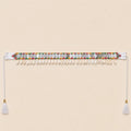 Rangoli Kandora Hand-Set Mirror Belt with Cowrie Shells for Lehenga & Chaniya Choli