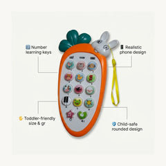 Kids Learning Toy Phone with Animal Sound Buttons for Toddlers