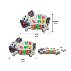 Kids Musical Rabbit Toy – Interactive Learning Piano for Toddlers